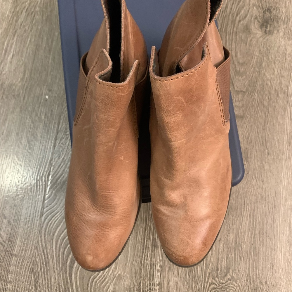 Me Too Tan Ankle Booties